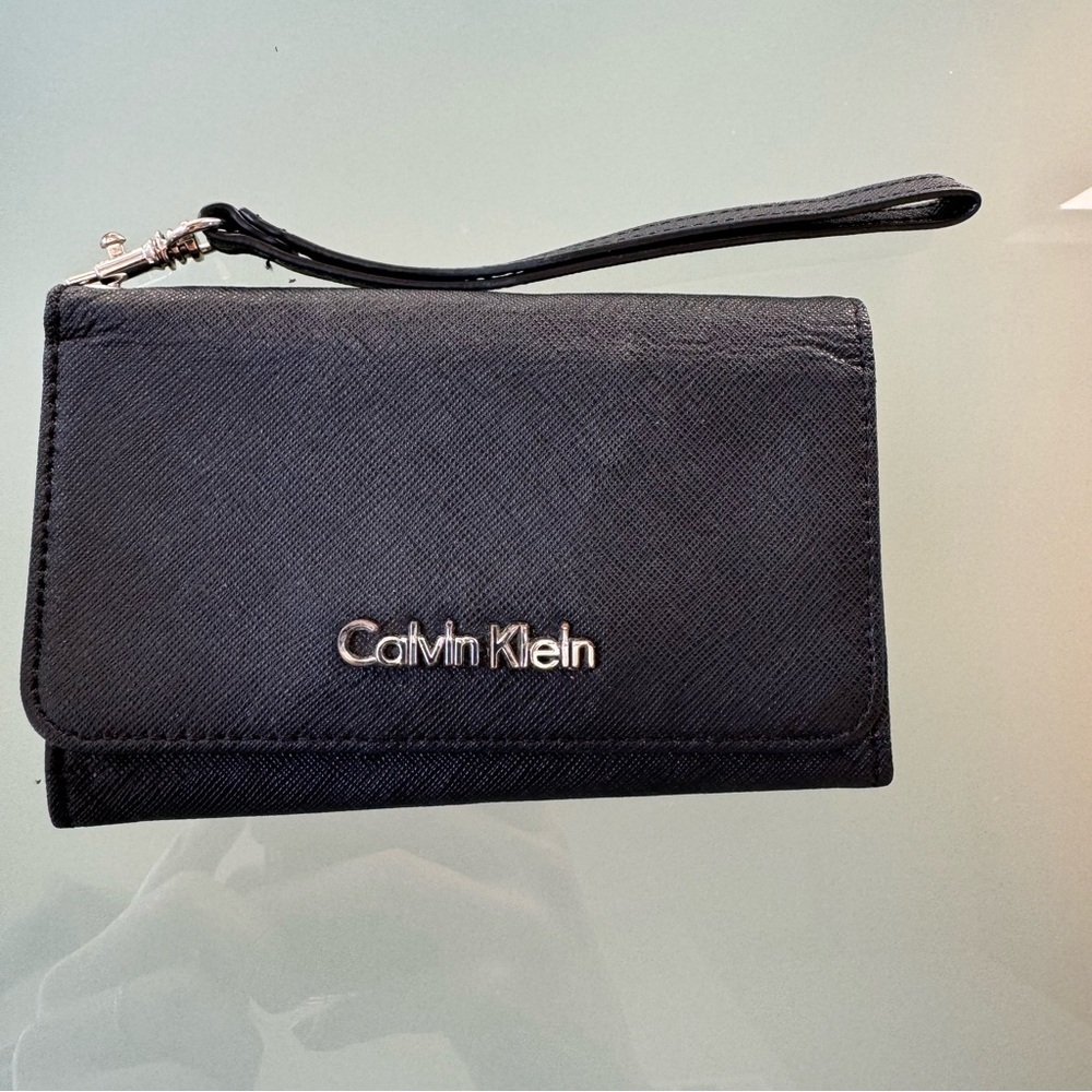 Calvin Klein Black Wristlet Wallet